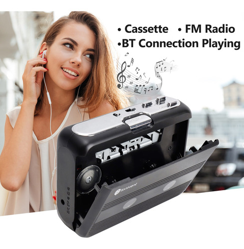Mini Cassete Reprodutor De Cassetes De Volume Com Controle D
