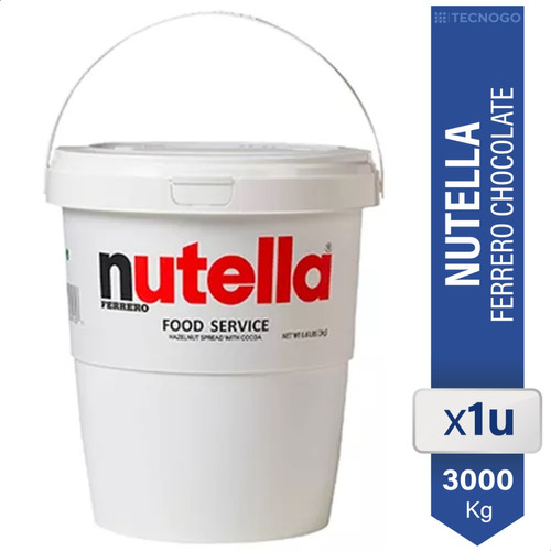 Nutella Ferrero Chocolate Avellana Cacao 3kg