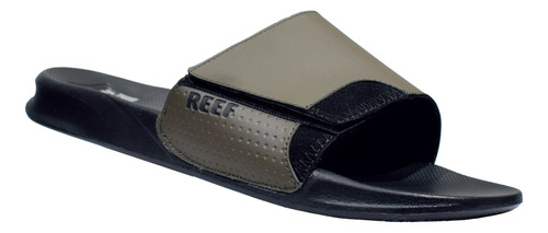 Ojota Reef One Slide Ajustable Con Logo Plantilla Inyectada