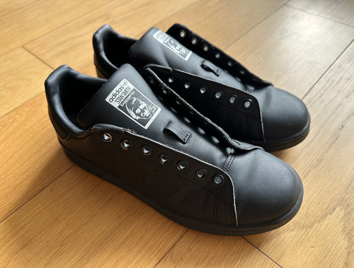 Zapatillas Adidas Stan Smith 37.5 Arg Negro Poco Uso! (Usado)