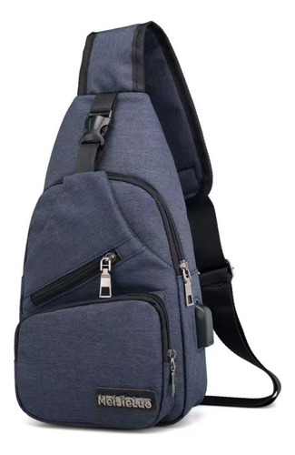 Bolsa De Ombro Anti-roubo Com Entrada Para Carregador Usb
