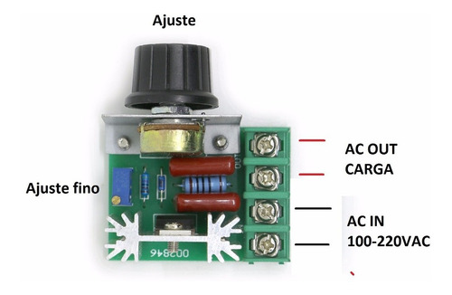 2 Dimmers Regulador Voltaje Ac 2000w, Satycsa Envío Gratis!