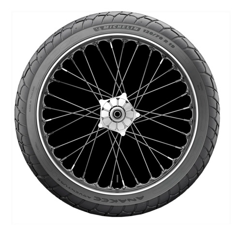 Imagen 3 de 10 de Caucho Para Moto Michelin 120/70 R19 60v Anakee Adventure
