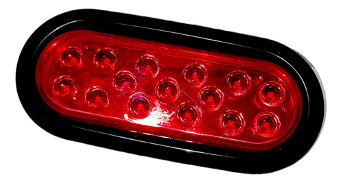 Mica Led Y Estrobo Ivica Rojo F-158l