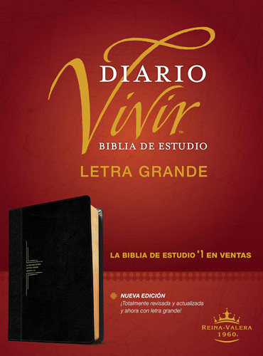 Libro: Biblia De Estudio Del Diario Vivir Rvr60, Letra Grand