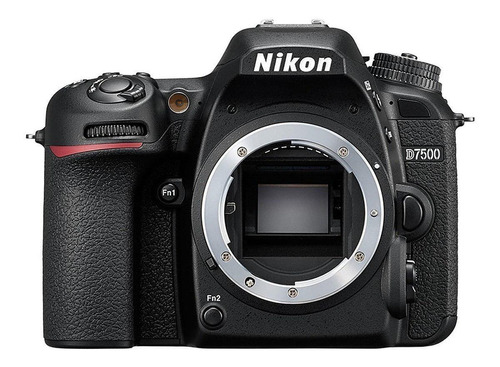  Nikon D7500 DSLR color  negro