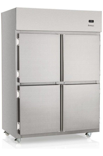 Heladera Almacenera 44 Comercial 4 Puertas Gelopar Ac. Inox