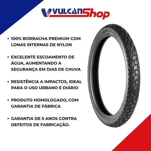 Pneu 90/90-21 Dianteiro C/câmara Lander Xre Tornado Technic