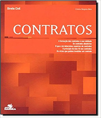 Direito Civil  Contratos: Direito Civil  Contratos, De Vários Autores. Editora Harbra, Capa Mole Em Português