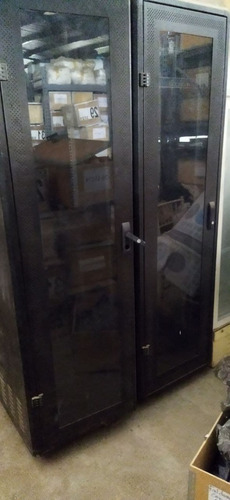 Imagen 1 de 6 de Rack Gabinete D Piso 42u Con Extractor Ruedas Llave
