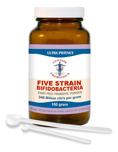 Custom Probiotics Probiótico Bifidobacteria 5 Cepas 100g