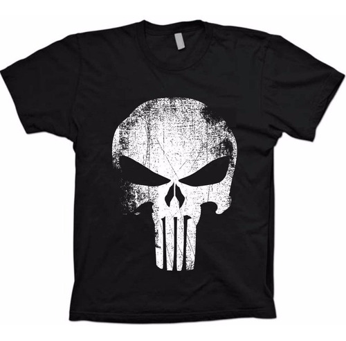 Camiseta Justiceiro The Punisher Caveira Marvel 100% Algodão