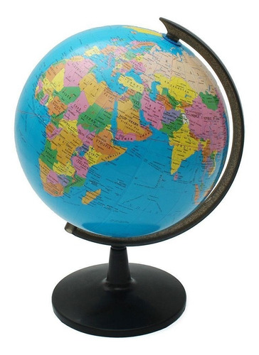 Imagen 1 de 1 de Globo Terráqueo 20cm Diámetro Político Mundo Mapas Mapamundi