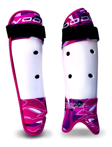 Canilleras Voodoo C/elástico Hockey Anatomicas Profesional 