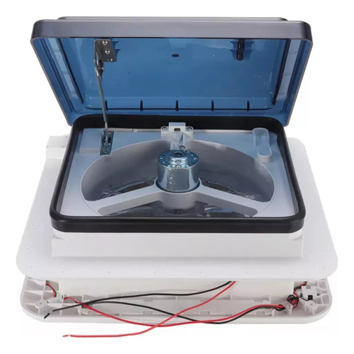 Aireador Claraboya 12v Extractor Motorhome Luz Led 36x36