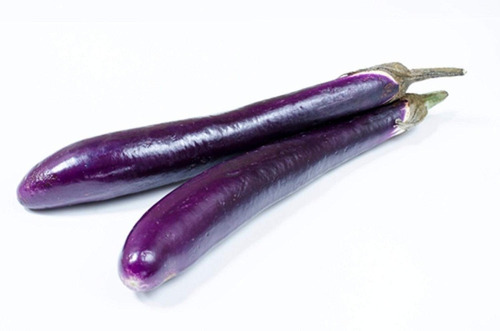Imagem 1 de 7 de 50 Sementes De Berinjela Chinesa Longa Beringela Long Purple