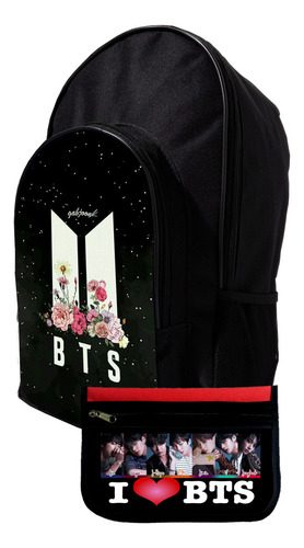 Mochila Y Cartuchera Promo Bts  K-pop #353