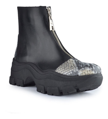 Imagen 3 de 5 de Botitas Botinetas Botas De Mujer De Cuero Nerima - Ferraro