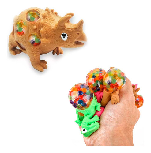 Brinquedo Dinossauro Triceratops Anti Estresse E Depressão