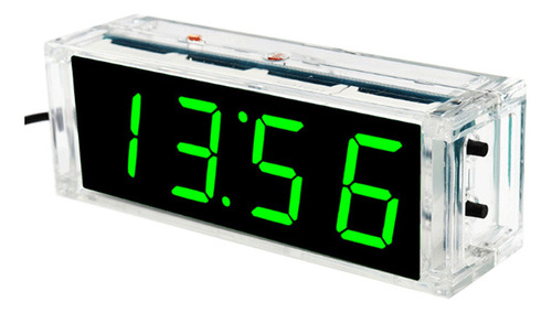 Reloj Electrónico De Temperatura, Hora Y Fecha Transparente