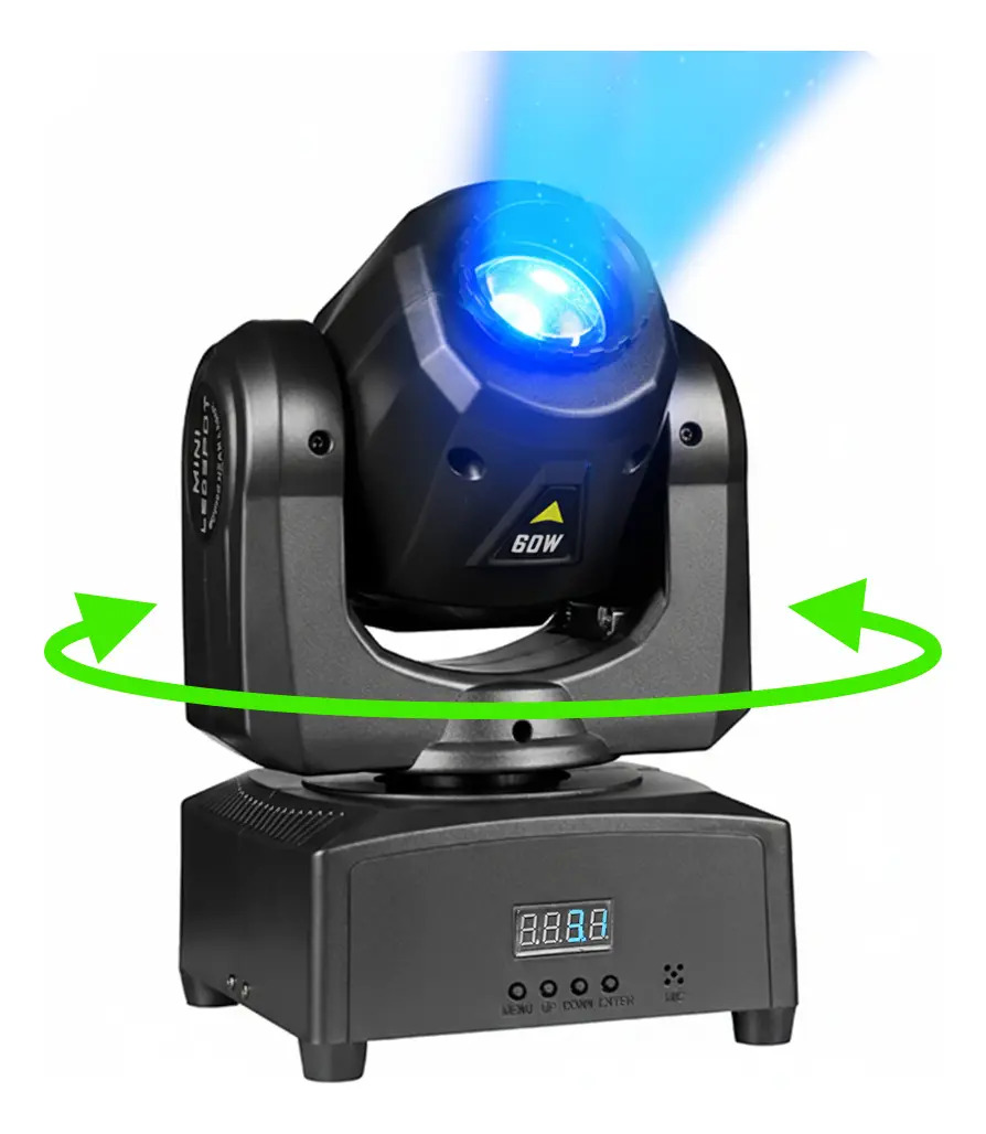 Luz Led Para Dj Gadnic Cabezal Móvil 30w Bid Dipper 220v