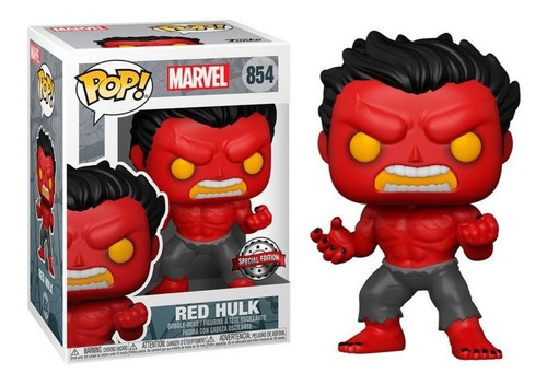Funko Pop! - Marvel - Red Hulk 854 - Game Warrior