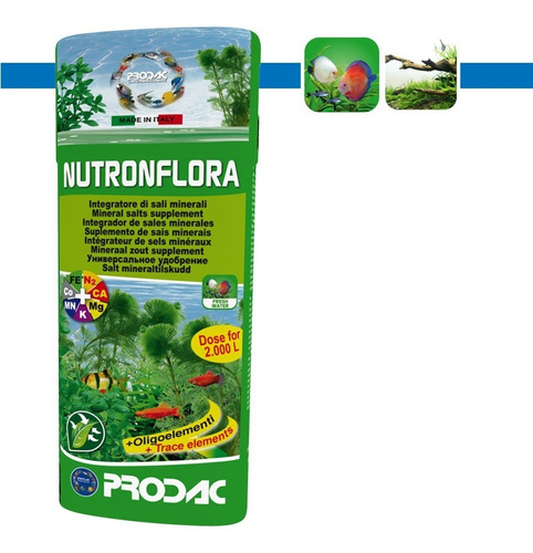 Abono Para Plantas Acuaticas - Nutronflora Prodac - 100ml