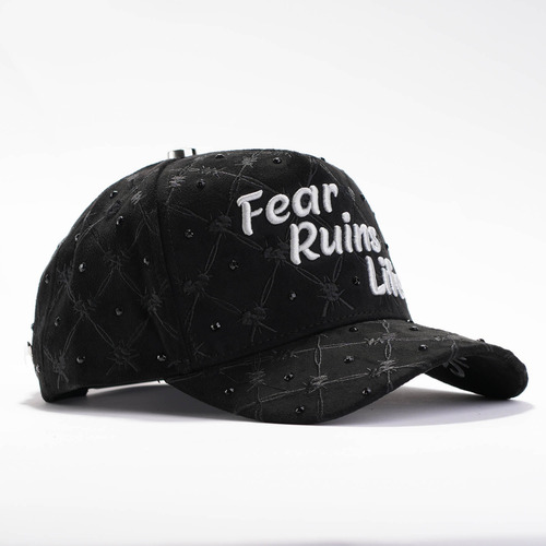 Gorra Dreamer Fear Ruins Life Negra Original Negro Único