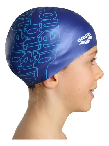 Gorra Natación Arena De Silicona Para Niños Print Jr - Btu Color 3line