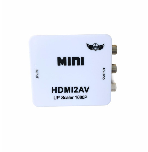 Imagem 1 de 6 de Mini Adaptador Conversor De Hdmi Para Video Composto Rca 2av