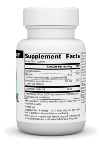 Source Naturals | Glutathione Sublingual Complex | 50 Tabs