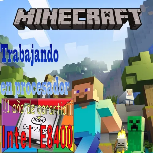 comprar Procesador Intel Core 2 Duo E8400 En Corriendo Minecraft