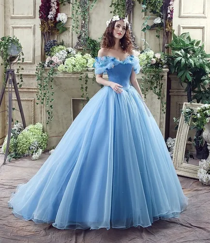 Vestido Xv Años 15 Añosfino Cenicienta Barato Azul Vestido Xv Años 15 Añosfino Cenicienta Barato Azul