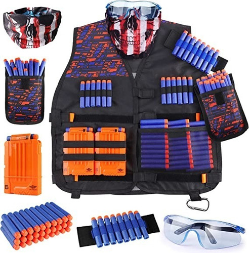 Kit De Chaleco Táctico Para Niños Para Nerf Guns
