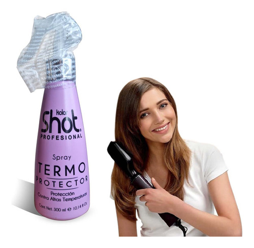 Termoprotector Para Cabello Con Keratina Kolor Shot 320 Ml