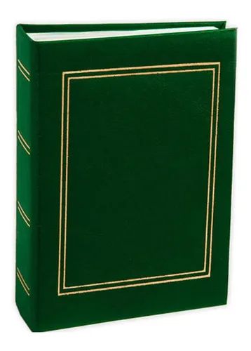 Album Clasico Liso. 13x18 Cm / 200f Verde