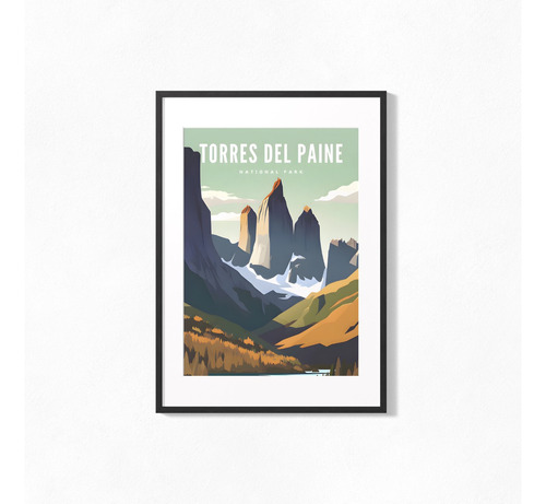 Poster 42x52 Cuadro Torres Del Paine Chile