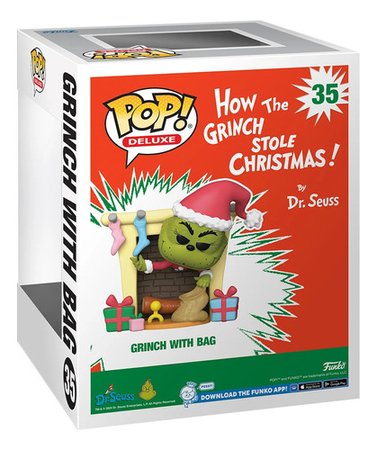 Funko Pop! Deluxe The Grinch - Grinch en Chimenea