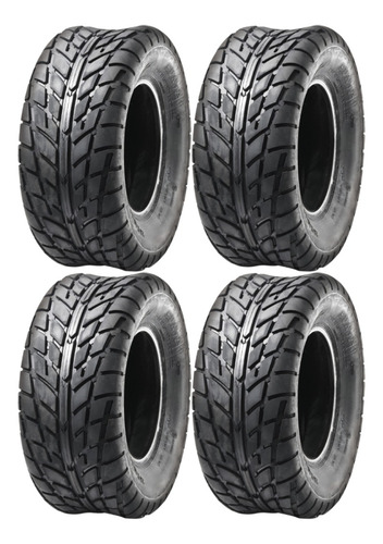 Imagem 3 de 5 de Kit 4 Pneus Quadriciclo 25x8-12 E 25x10-12 Sunf A021