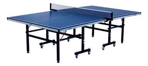 Mesa De Ping Pong 16mm Profesional Sportfitness Plegable Gym Color Azul Claro