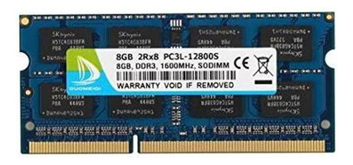 Duomeiqi 8gb Ddr3l 1600mhz Sodimm Pc3l-12800 Pc3l-12800s 2rx