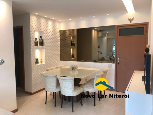 Imagem 12 de 15 de Excelente Apartamento Todo Montado Com Varanda Gourmet Em Icaraí. - 322