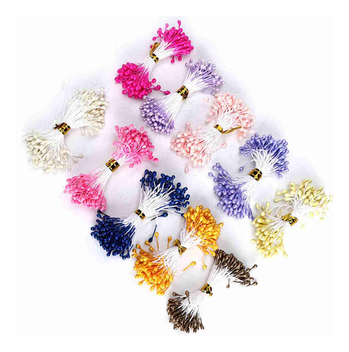 Estambre Artificial, 900 Unidades, Flores Secas, Hechas A Ma