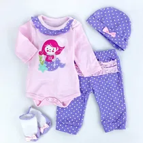 Comprar Ropa De Muñeca Bebé Renacido Trajes De Sirena Para Mng9x