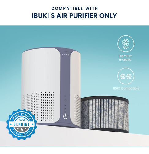 Filtro De Aire De Repuesto Miko Ibuki Air Purifier H13 Hepa