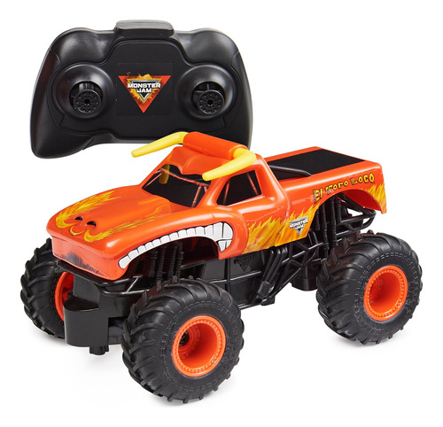 Monster Jam, C El Toro Loco Con Control Remoto Para Niños .