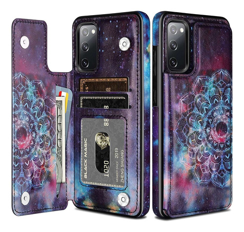 Funda Para Samsung Galaxy S20 Fe, Mandala/billetera/delgada