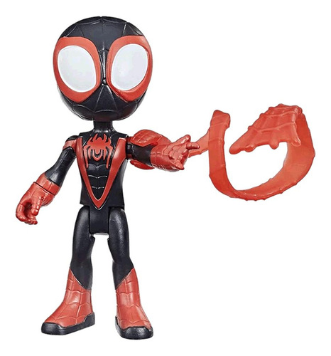 Figura Miles Morales Aranhaverso Marvel Spidey Friend Hasbro
