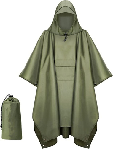  Poncho Impermeable Sin Olor Suave Capa Impermeable Pro Size