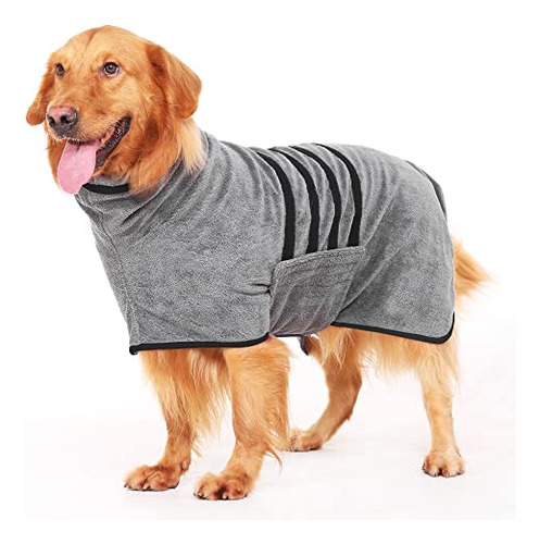 Albornoz De Microfibra Para Perros Toalla Para Perros Bata D